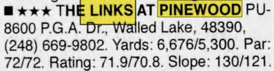Links at Pinewood - Apr 16 2008 Listing